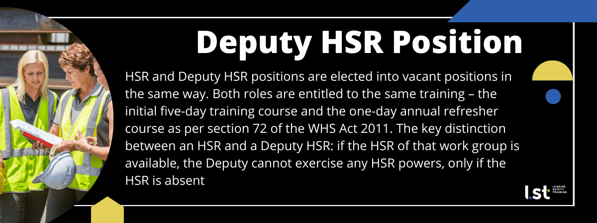 the role of the deputy HSR
