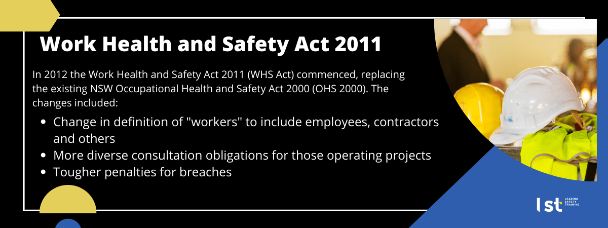 outline of the 2011 work health and safety act